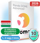 Panda Dome Advanced 10 eszközre 1 évre (elektronikus licensz) (C01YPDA0E10)