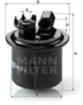 Mann Filter Üzemanyagszűrő WK 67 x