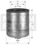 Mann Filter Üzemanyagszűrő WK 9048 x