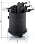 Mann Filter Üzemanyagszűrő WK 939/1