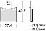 BRAKING fékbetétek, BRAKING (fékbetét fémes keverék CM66) 2 db/csomag - runder - 37 400 Ft