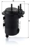 Mann Filter Üzemanyagszűrő WK 939/17 x