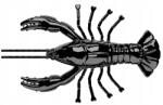 qubi lures Qubi Rács 6cm fekete (QL22204)