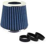 AMIO kúpos légszűrő kék + 3 adapter