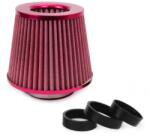 AMIO kúpos légszűrő piros + 3 adapter