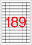 APLI Etikett, univerzális, 25, 4x10 mm, kerekített sarkú, APLI, 3780 etikett/csomag (11706) - iroszer24