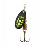Dam Csillámpor Dam Effzett Standard Spinner 1 Black Yellow (5131001)
