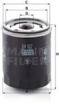 Mann Filter Olajszűrő W 67