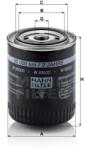 Mann Filter Olajszűrő W 930/21