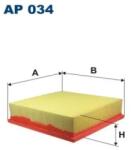FILTRON Légszűrő AP 034