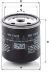 Mann Filter Üzemanyagszűrő WK 712/2