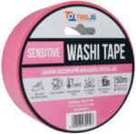 ToolJó Sensitive Washi Tape Rizspapír Maszkolószalag rózsaszín
