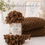 alize Puffy 321 - kávé (kézen kötés) (0904PU)