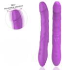 Mokko Toys Vibrator Cap Rotativ si Vibratii 22, 7cm Purple Vibrator