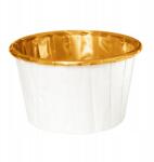 PartyPal Muffinpapír fehér-arany 20 db (511436)