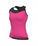 Ale Cycling Női kerékpáros mez Alé Cycling Solid Color Block Tank Top Pink M (L24052858)