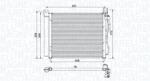 Magneti Marelli Condensator, climatizare MAGNETI MARELLI 350203952000 (350203952000)