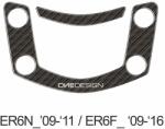 ONEDESIGN ER6N 2009-2011 / ER6F 2009-2016 kormány felső triple clamp matrica ONEDESIGN Váz, idomok és járműkiegészítők Matricák és járműdekoráció Egyéb matricák és dekorációs elemek
