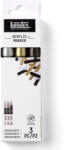 LIQUITEX Set markere acrilice - perlate 3 buc Liquitex