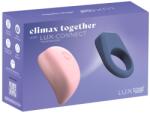 Luxus Kiiroo Luxus Climax Together Set Cuplu cu Vibrator Clitoridian și Inel Penian Vibrator