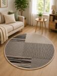 Natura Covor Modern, Jeans 19224, Rotund , Bej Maro, Diverse Dimensiuni (2211698839669) Covor