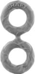 SHAFT DOUBLE C-RING LARGE GRAY Inel pentru penis