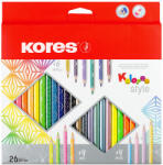 Kores Creioane creative Kores Kolores STYLE 26 culori (0420968)