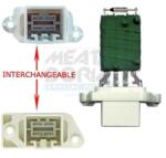 Meat & Doria Rezistor, ventilator habitaclu MEAT & DORIA 667376 (667376)