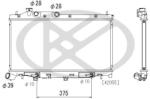 Koyorad Radiator, racire motor Koyorad PL093792 (PL093792) - fixbox
