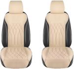 RO GROUP Set 2 huse universale pentru scaune auto RoGroup, piele PU, bej (IN4110)