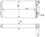 MAHLE Schimbător de căldură, încălzire habitaclu MAHLE AH 172 000S (AH 172 000S)