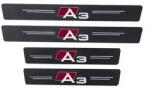 AutoHelix MSA Set 4 bucati autocolante din fibra de carbonMaf, anti-zgarieturi pentru Audi A3 (MAF962)