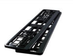 Emotocar Set 2 bucăți suport număr înmatriculare auto HP culoare ramă carbon 8x șurub (AMIO-01165x2+8xSURUB)