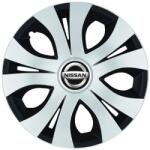 AutoHelix MSA Set 4 Capace Roti Top Gri-Negru R15, Compatibil Cu Nissan (14595)
