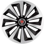 AutoHelix MSA Set 4 capace roti Fox Gri-Negru R14 Compatibil Cu Range Rover (6204)