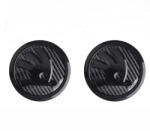 AutoHelix MSA Set doua embleme capota 90mm si portbagaj 80 mm pentru Skoda, Carbon (maf2009)