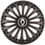 AutoHelix MSA Set 4 Capace Roti, potrivite jantelor de R14, pentru Renault, model dino Negru (15051)