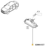 RENAULT Lampa Numar (cx_8200013577)