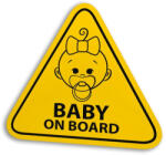 AutoHelix MSA Indicator Bebe la bord sticker 135mm (B0154)