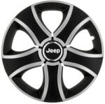 AutoHelix MSA Set 4 Capace Roti 14 inchi (R14) Bis Gri-Negru, Compatibile Cu Jeep (3167)