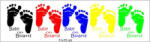 AutoHelix MSA Baby on board talpa 2 fundal transparent (AX_TCL 471)
