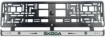 AutoHelix MSA Set 2 bucati, suport numar inmatriculare Skoda Classic Dark Green (20284)