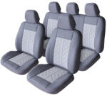 AutoHelix MSA Set Huse Scaun Exclusive Leather Si Alcantara Gri (cx_125798)