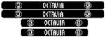 AutoHelix MSA Set 4 Stickere Negre Pentru Praguri Octavia (00002150-3581)