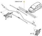 Renault Set Lamele Stergator Parbriz 750/650 Mm (cx_288903710r)