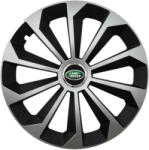 AutoHelix MSA Set 4 Capace Roti 15 inchi (R15) Fame Gri-Negru, Compatibile Cu Land Rover (1966)