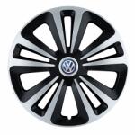 AutoHelix MSA Set 4 Capace Roti Terra Gri-Negru R15 Compatibil Cu Volkswagen (3082-3082)