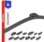 AMiO Lamă ștergătoare plată MultiConnect 30" (750 mm) 12 adaptoare (AX_01208)