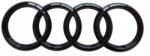 AutoHelix MSA Emblema Spate Audi, negru, 19, 2 x 6, 6 cm, montat pe banda (GM-K0274-0716-038)