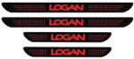 AutoHelix MSA Set 4 Stickere Negre Pentru Praguri Dacia Logan (000002683)